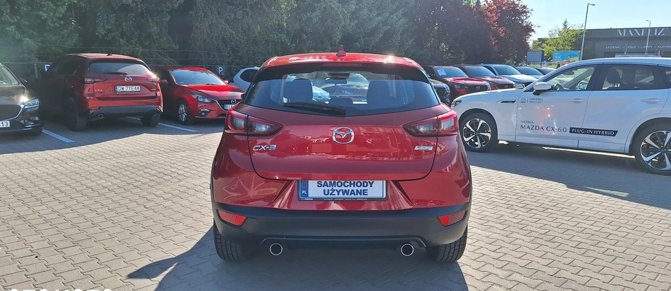 Mazda CX-3 cena 64800 przebieg: 90000, rok produkcji 2016 z Rawicz małe 436